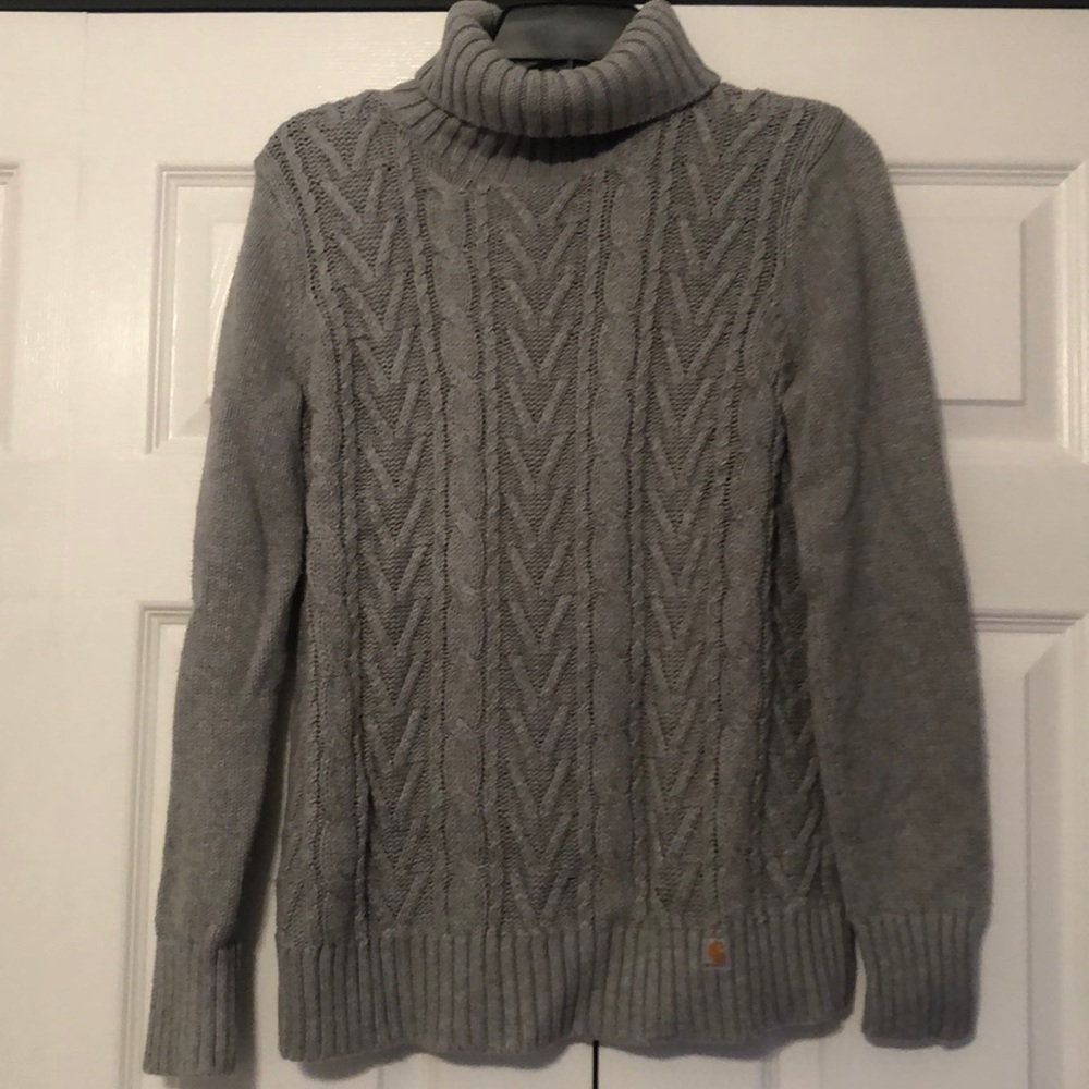 Carhartt women’s cable sweater Med